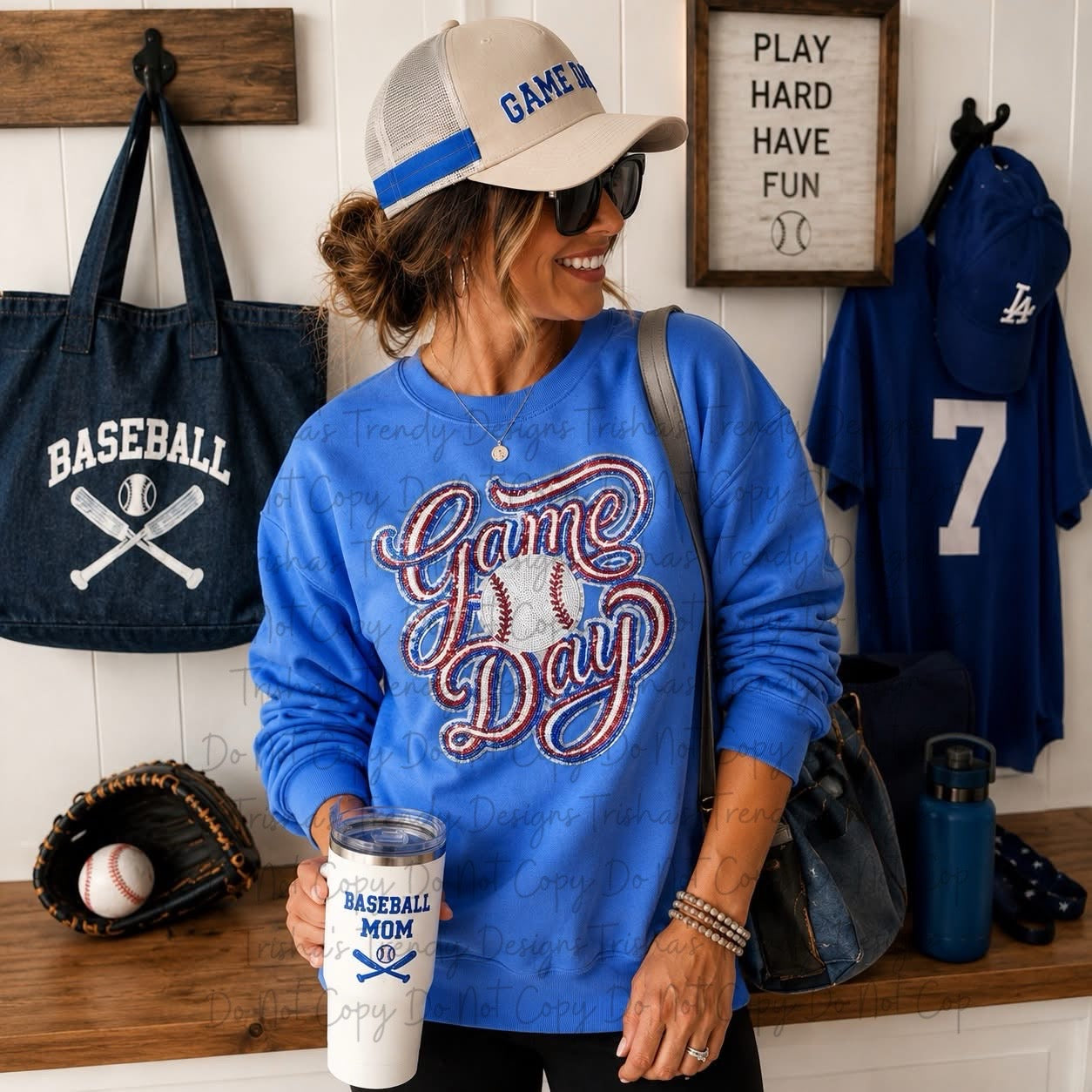 Game day patch tee