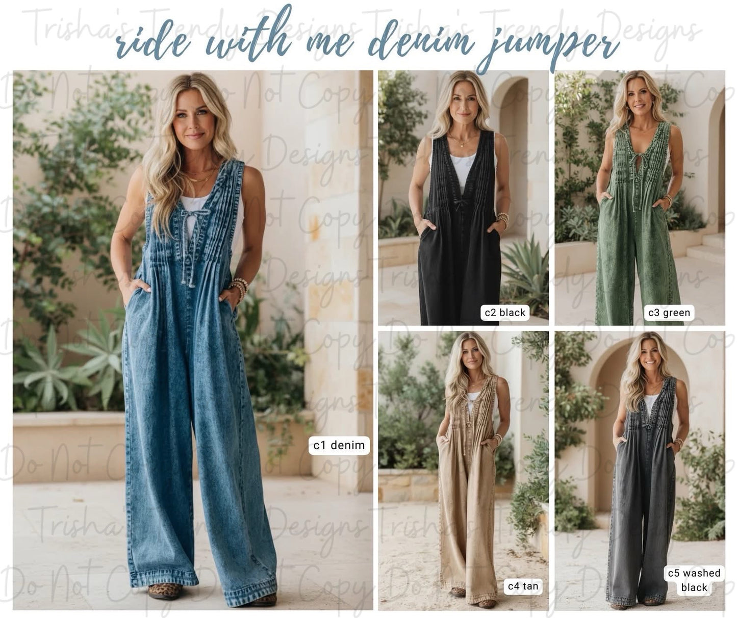 PREORDER: Ride with me Denim Jumper