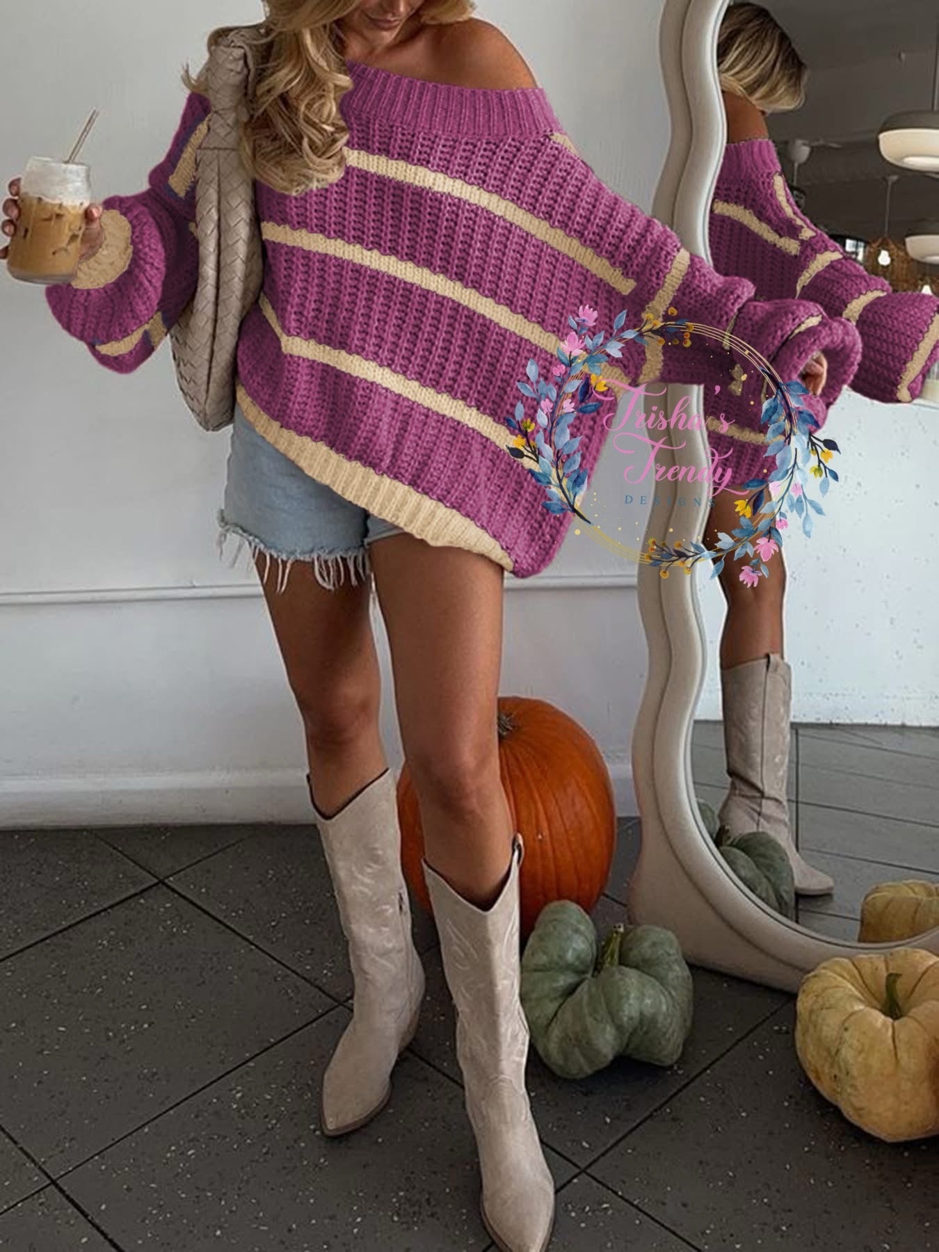 PREORDER: The Fireside Stripe Knit Sweater