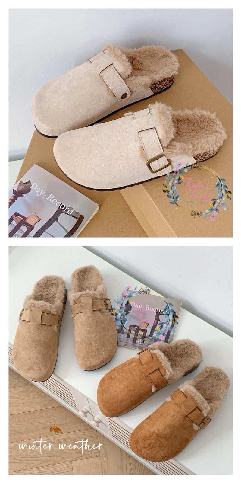 PREORDER: The Rachel Faux Fur Clogs