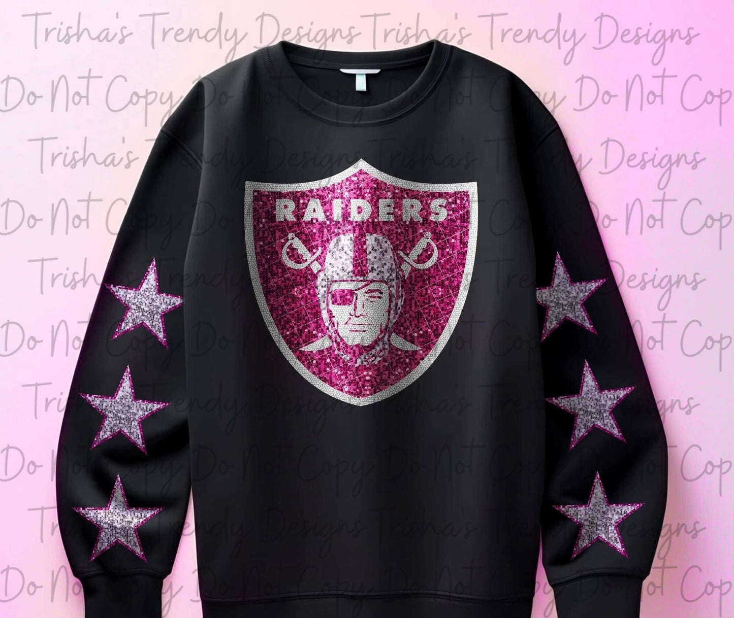 Pink glitter football