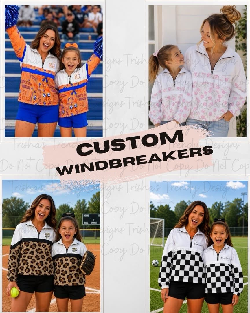 PREORDER: Custom Designed Mommy & Me Windbreaker