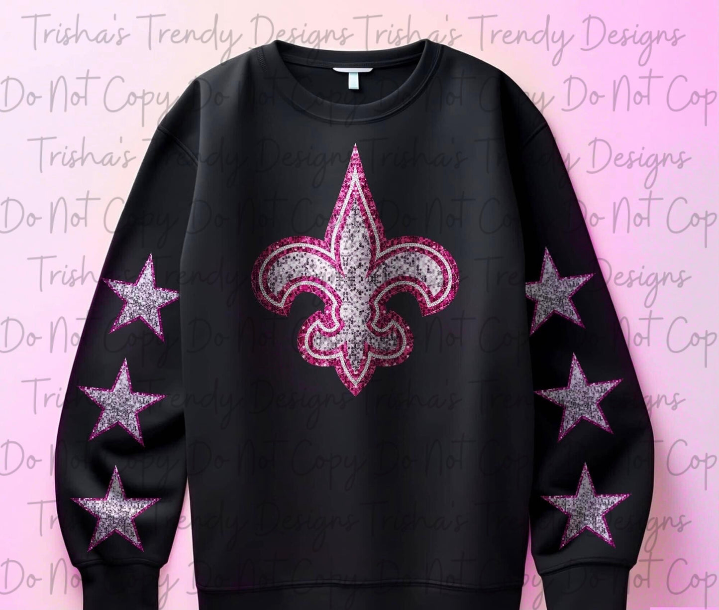 Pink glitter football