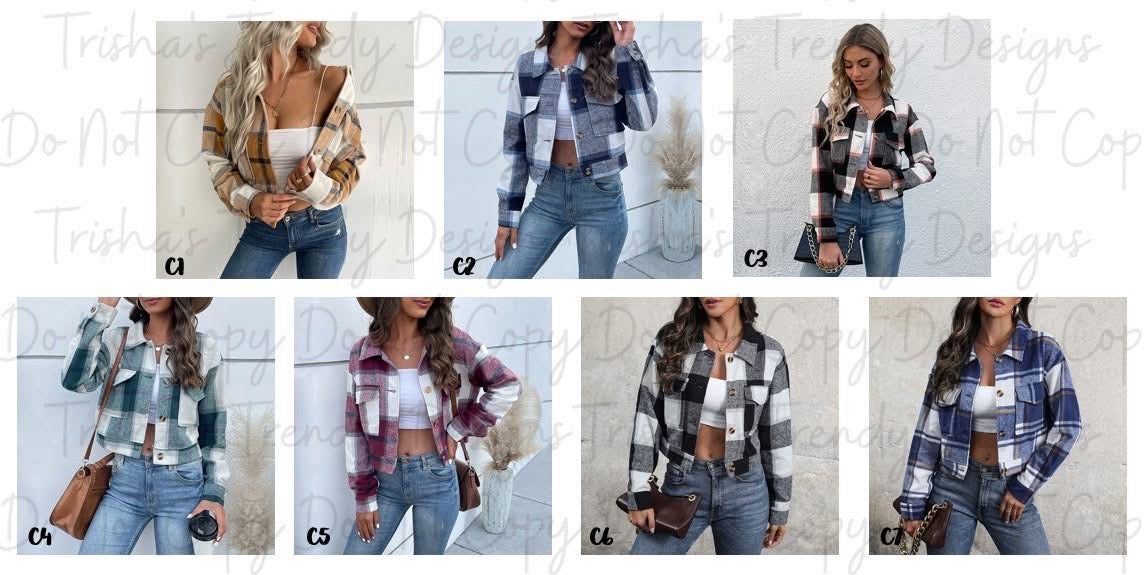 PREORDER: RERUN The Frannie Mid-Crop Flannel