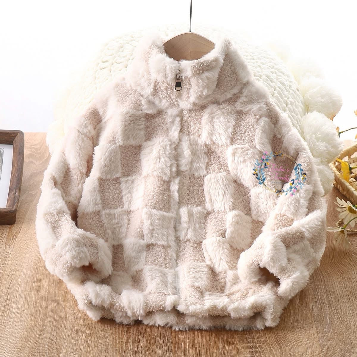PREORDER: Checker Teddy Bear Fleece RERUN