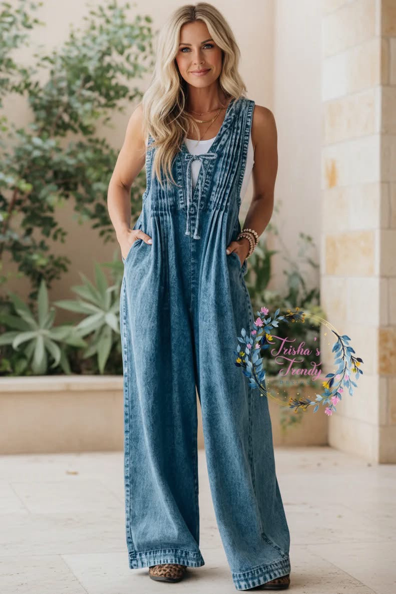 PREORDER: Ride with me Denim Jumper