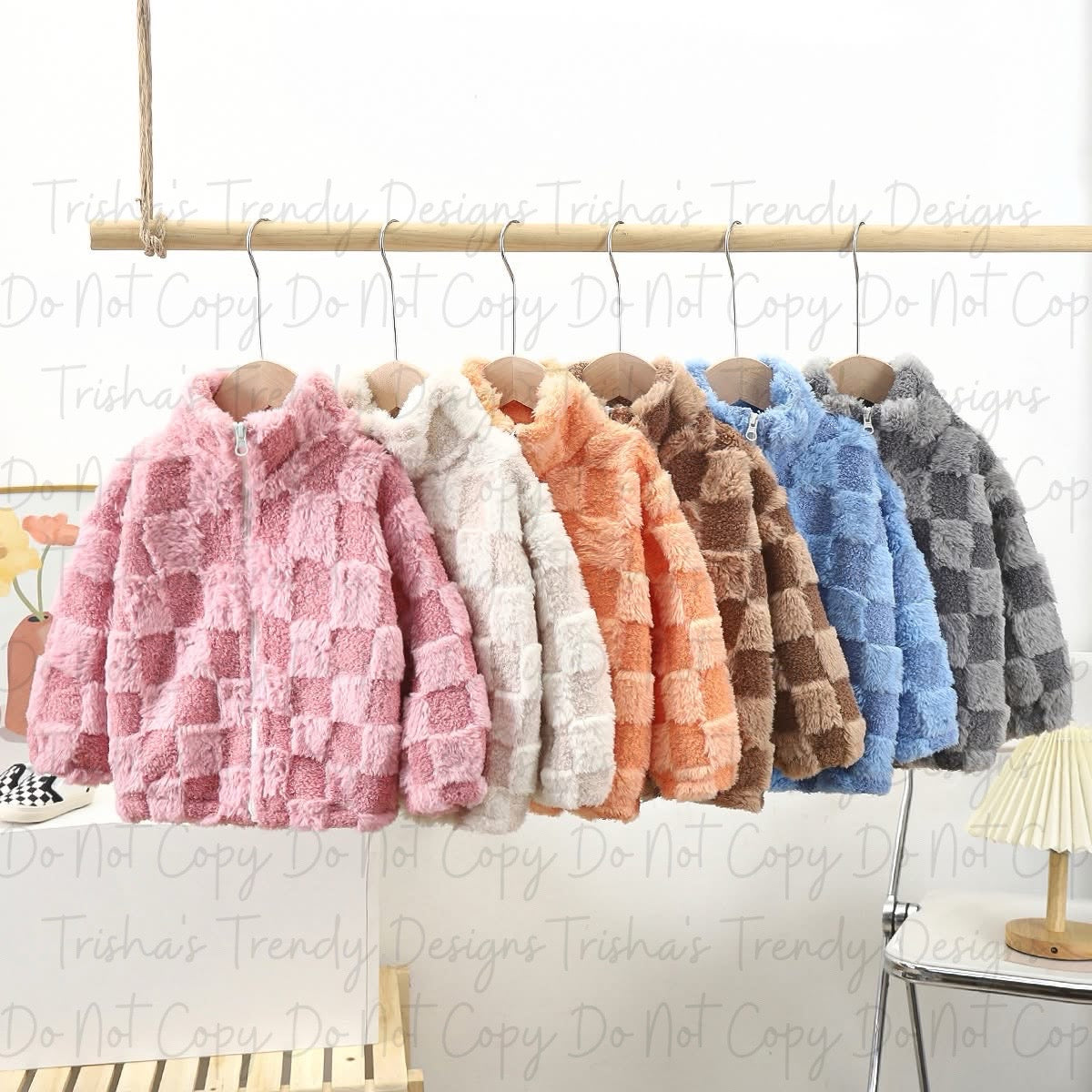 PREORDER: Checker Teddy Bear Fleece RERUN