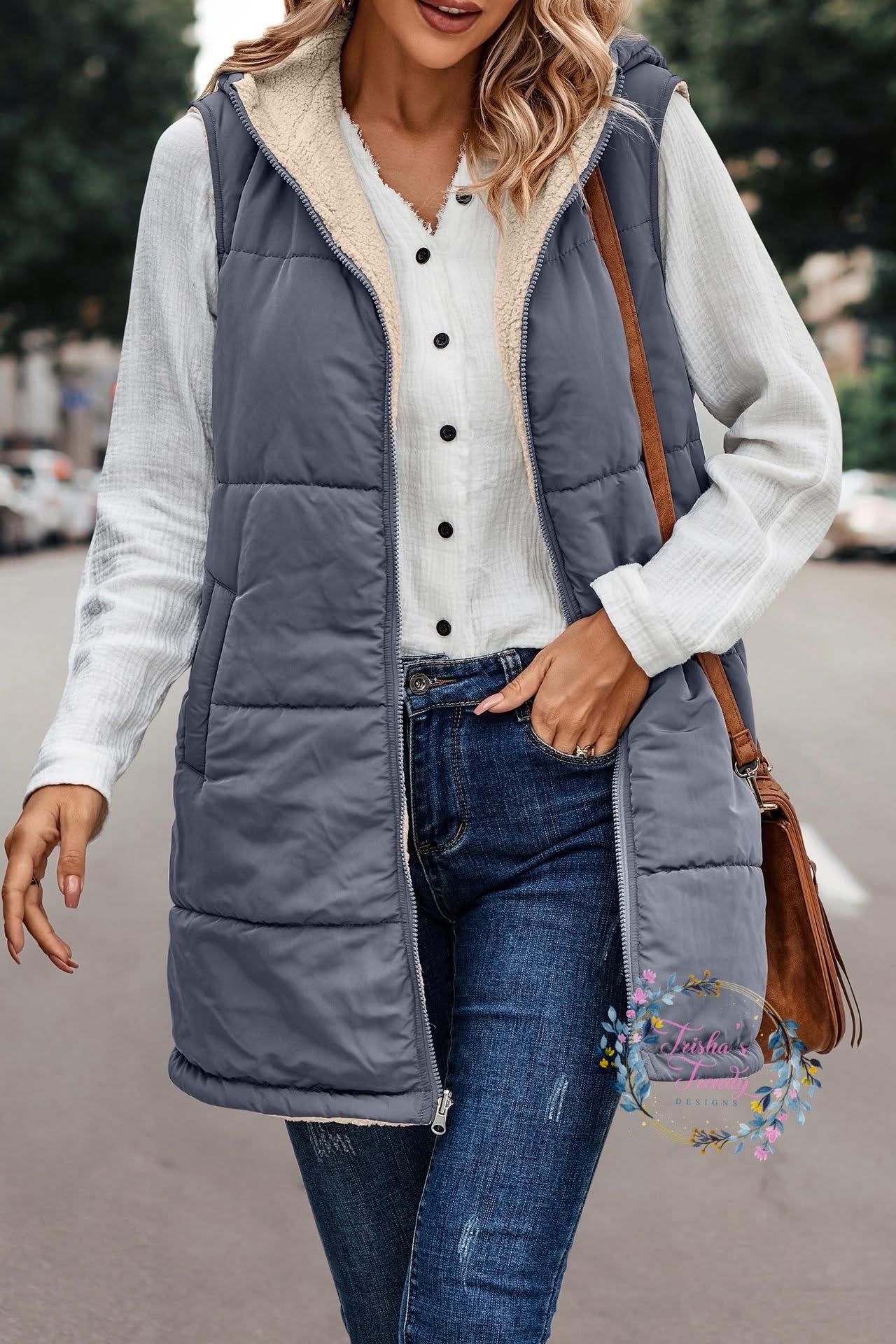 PREORDER: The Ann-Marie Reversable Long Vest