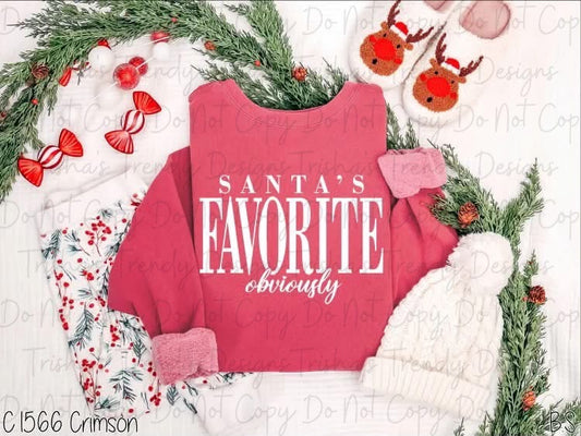 Santa’s favorite obviously