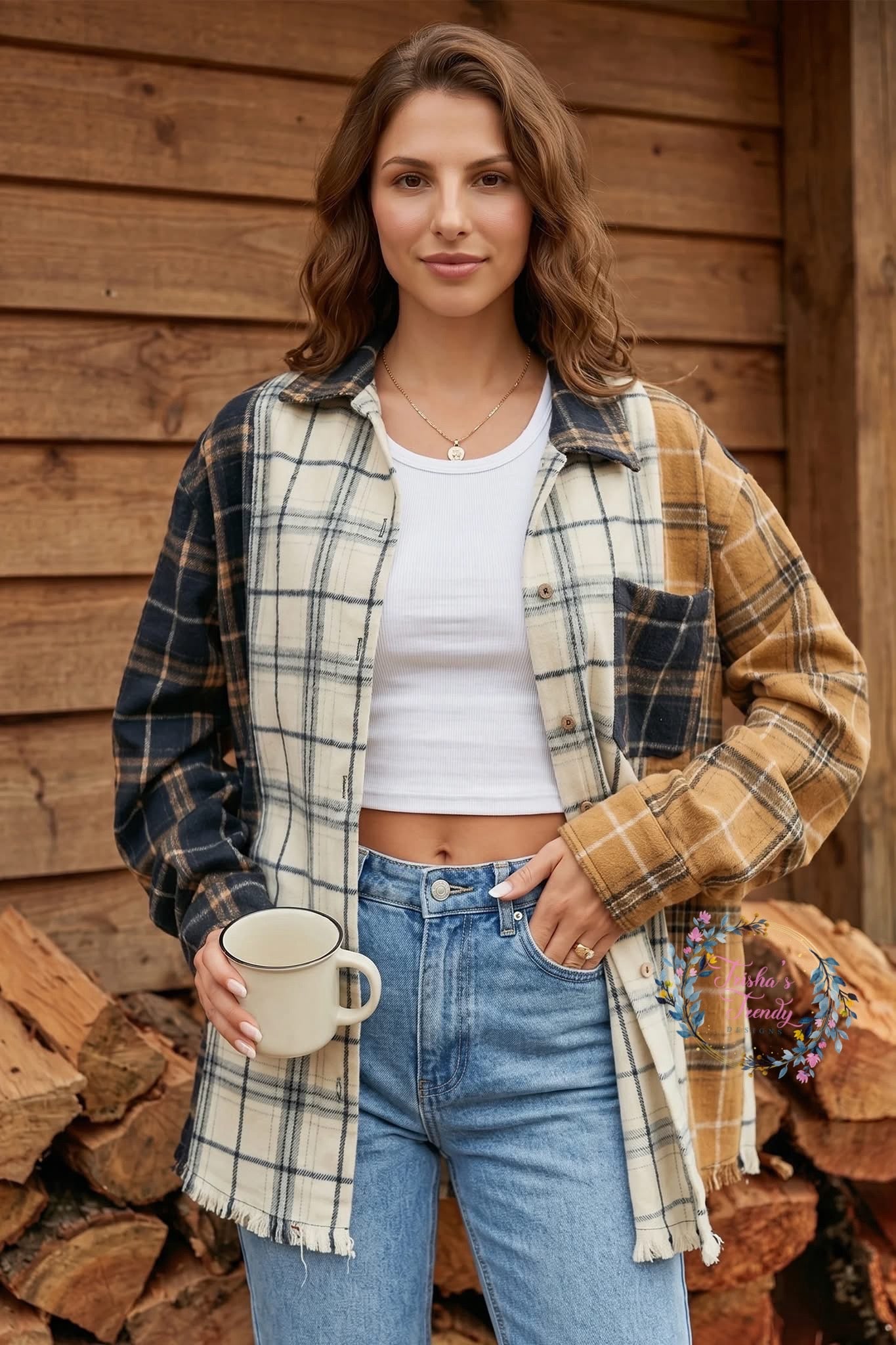 PREORDER: Haisley Multi-Plaid Top
