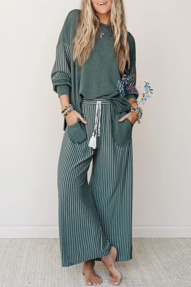 PREORDER: Stripe Lounge Set