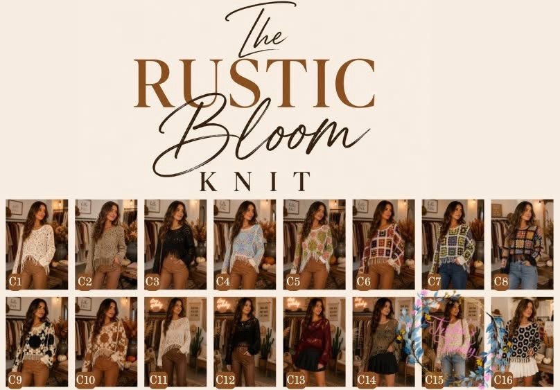 PREORDER: The Rustic Bloom Knit