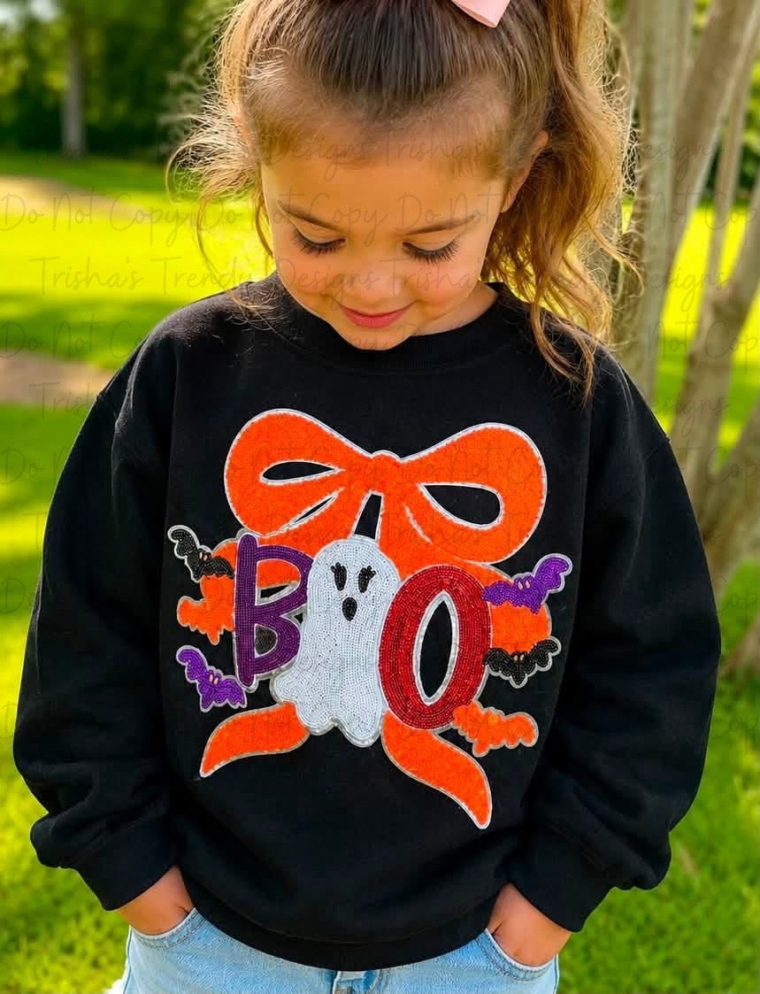 Boo patch tee  YOUTH