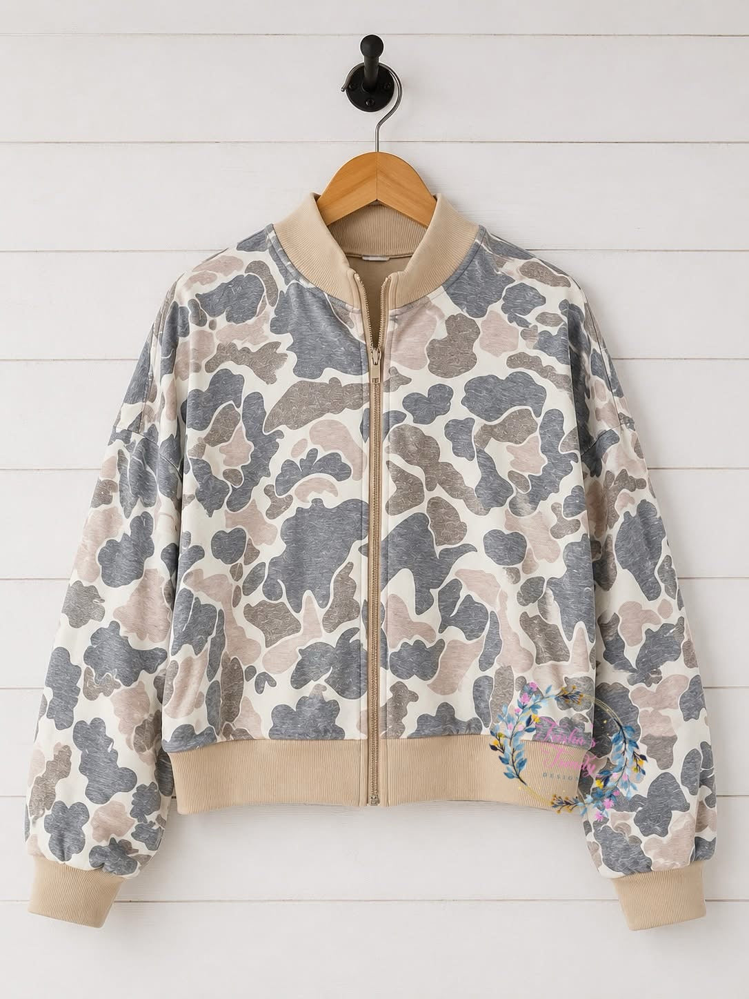 PREORDER: Camo Bomber Jacket
