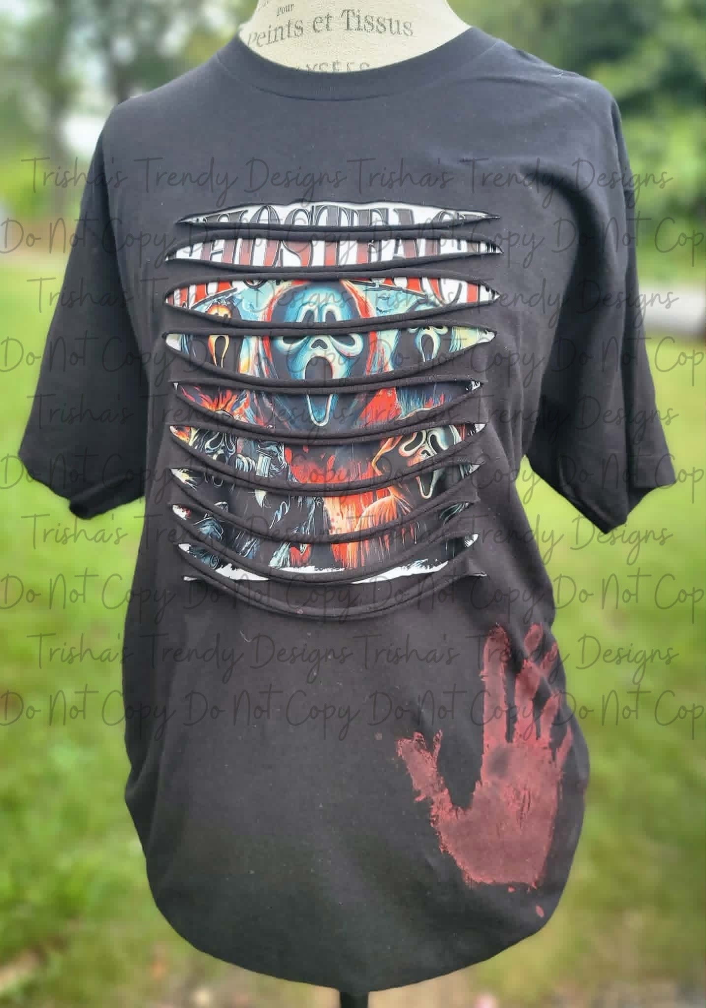 Spooky ripped tee