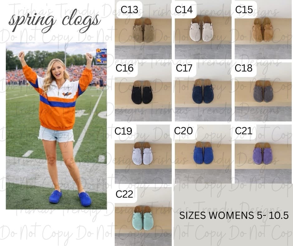 PREORDER: Spring Clogs