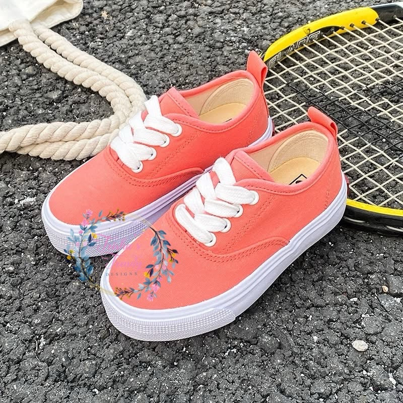 PREORDER: Kid's Cavas Lace-up Shoes