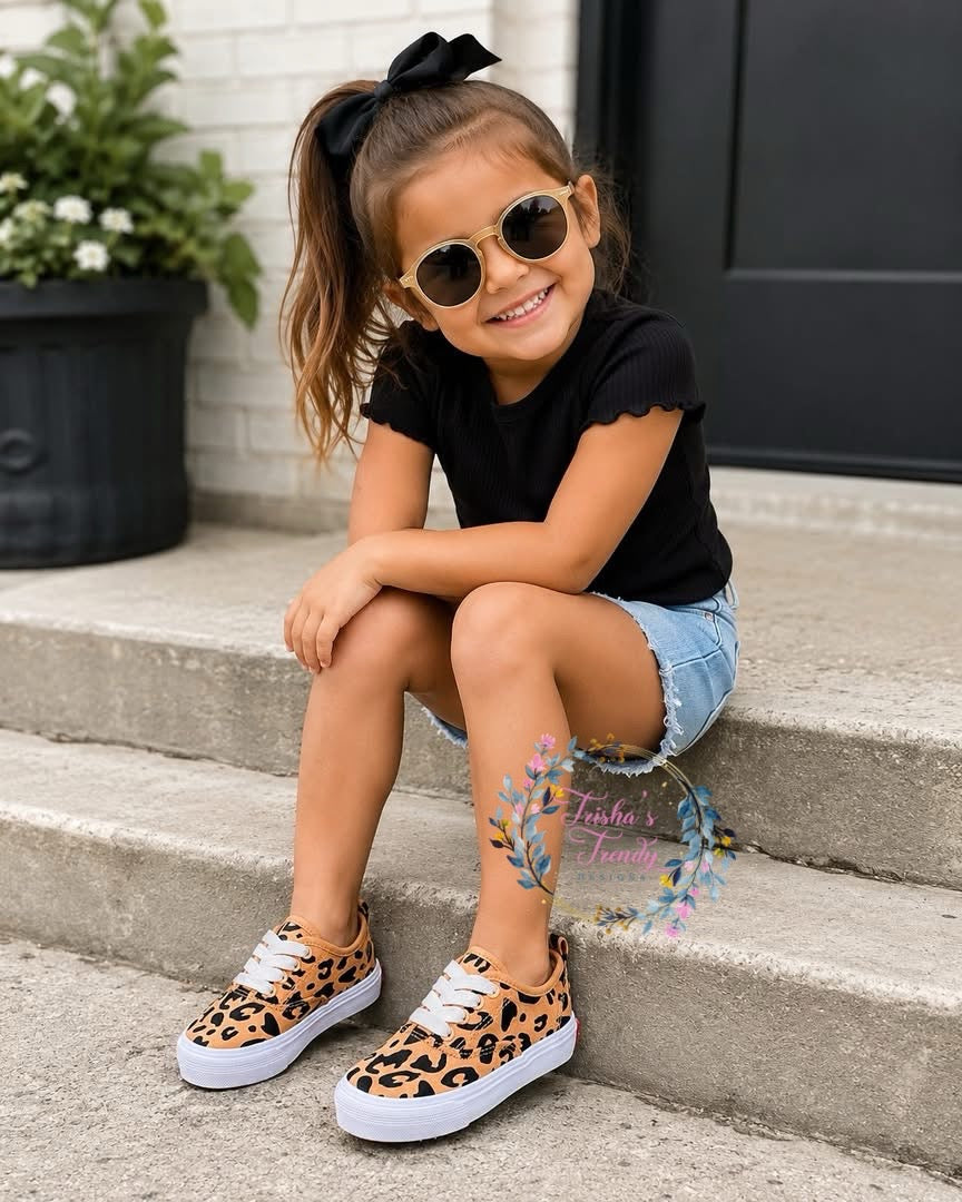 PREORDER: Kid's Cavas Lace-up Shoes