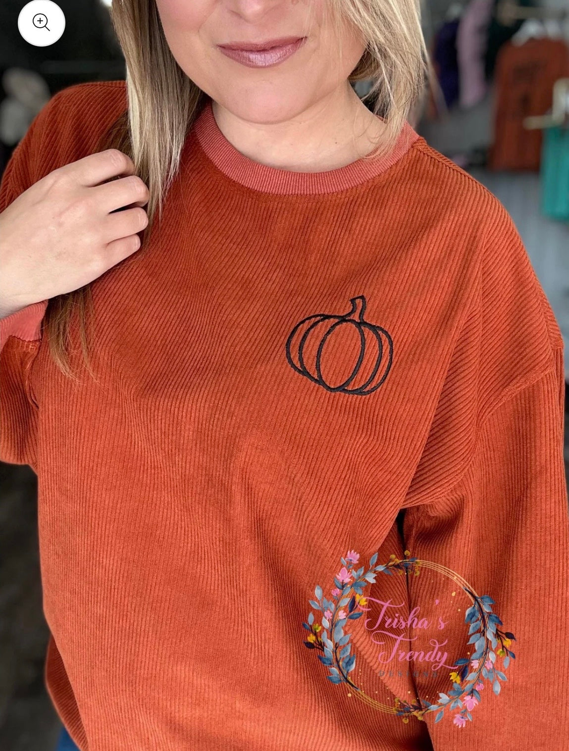 RTS: Our Embroidered Pumpkin Cords-