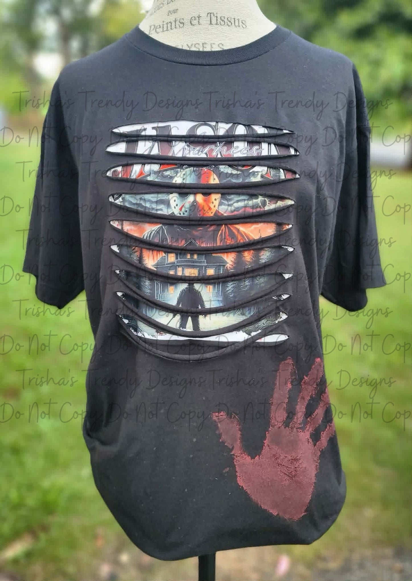 Spooky ripped tee