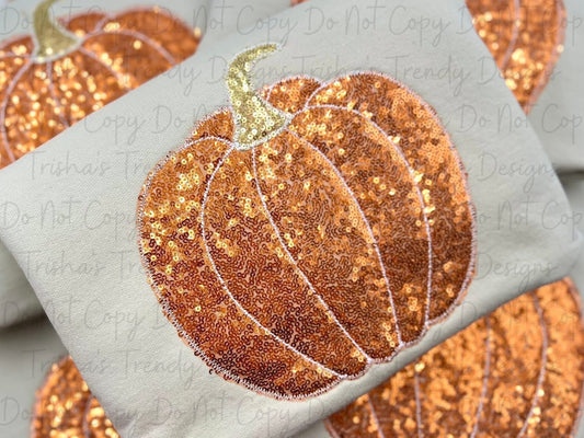 Sequin Pumpkin