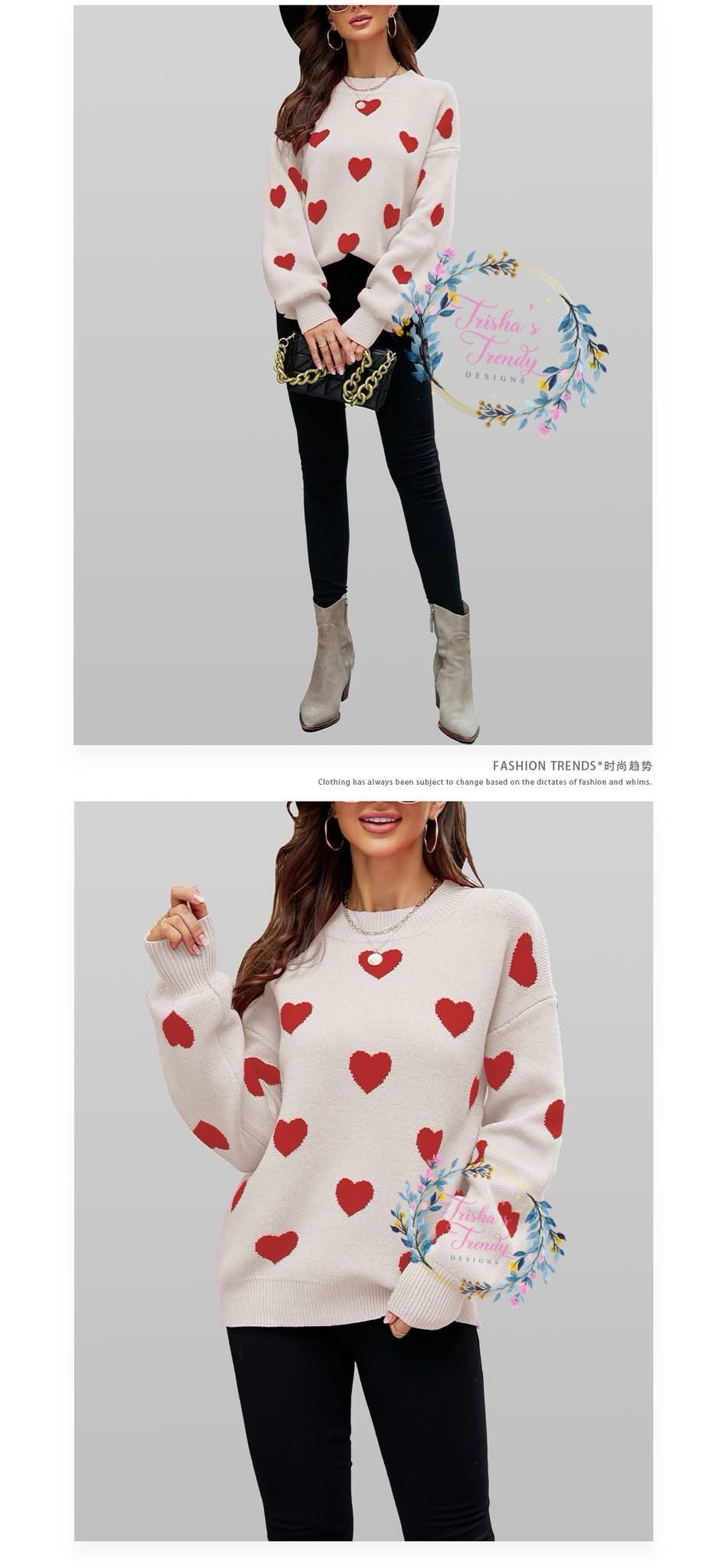 PREORDER: The Hearts All Over Sweater