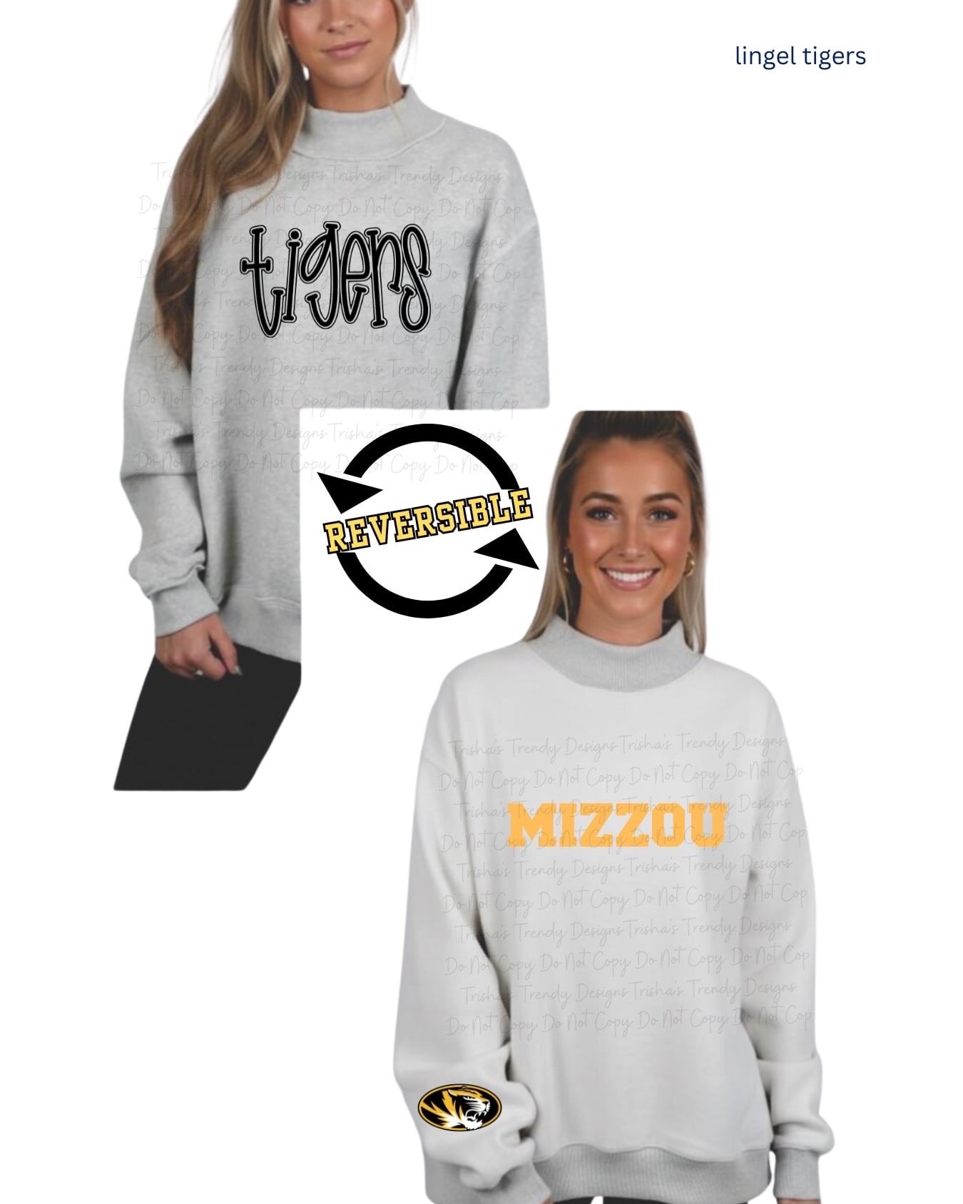 PREORDER: CUSTOM REVERSIBLE MOCK NECK SWEATERS