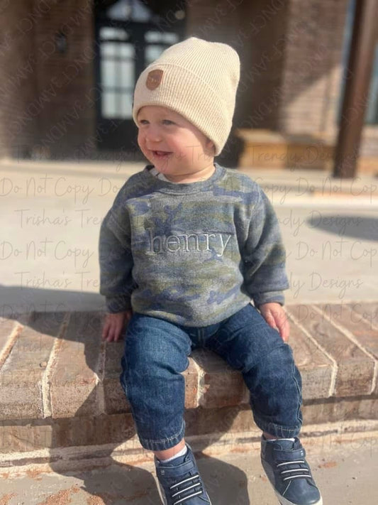 PREORDER: Embroidered KIDS CREWS