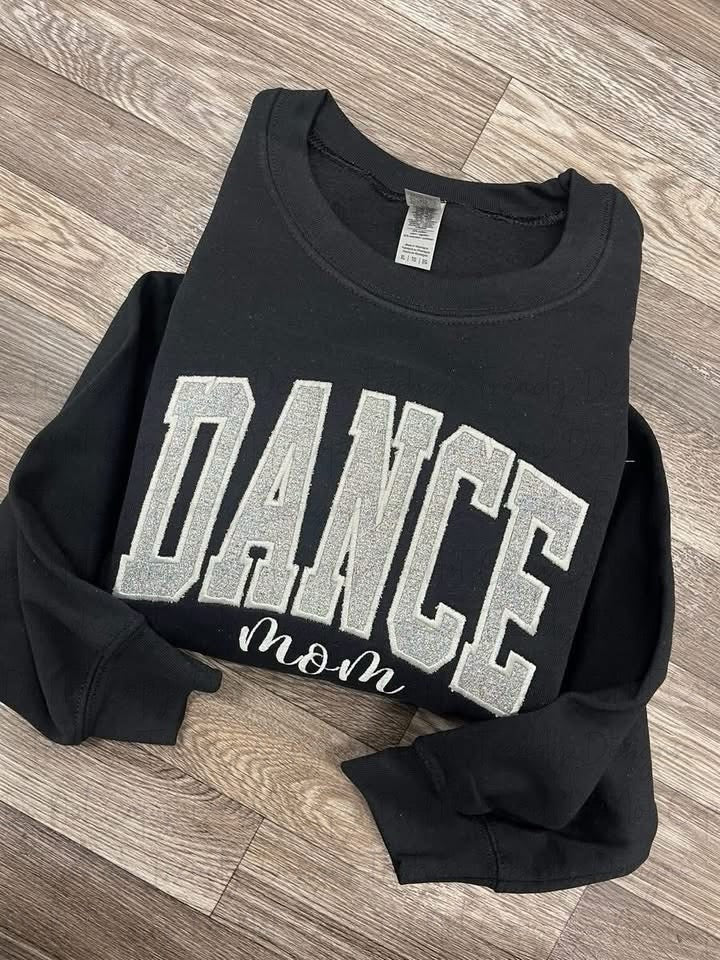 Custom glitter appliqué sports shirt