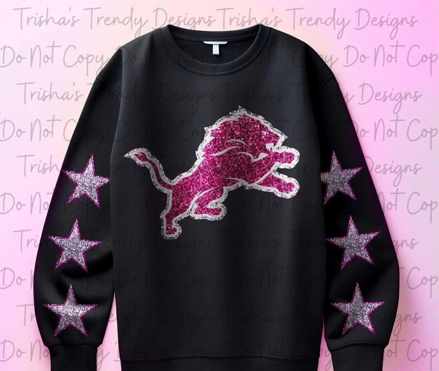 Pink glitter football