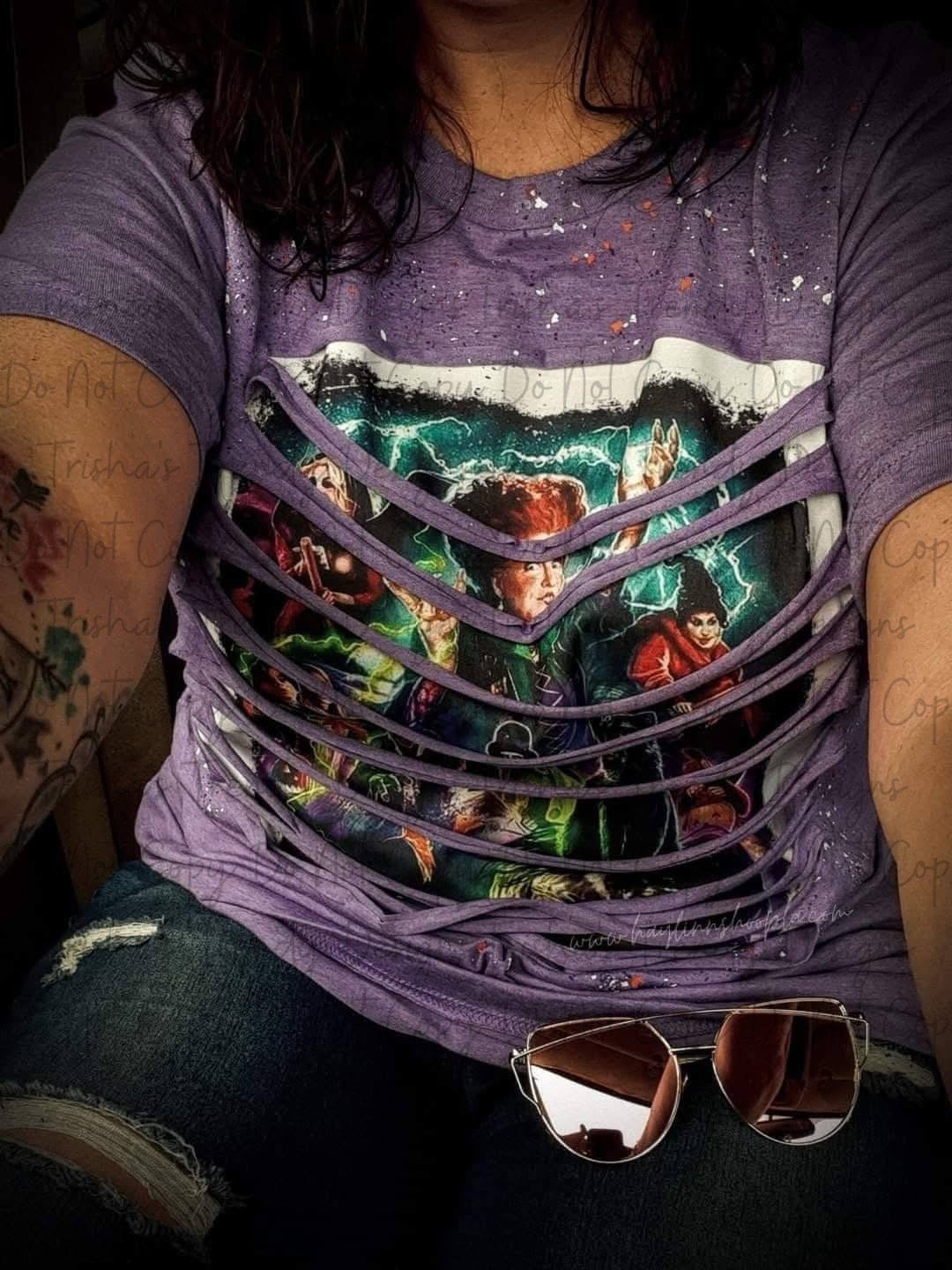 Spooky ripped tee