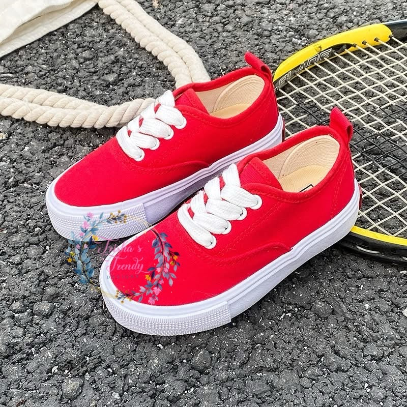 PREORDER: Kid's Cavas Lace-up Shoes