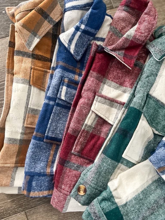 PREORDER: RERUN The Frannie Mid-Crop Flannel