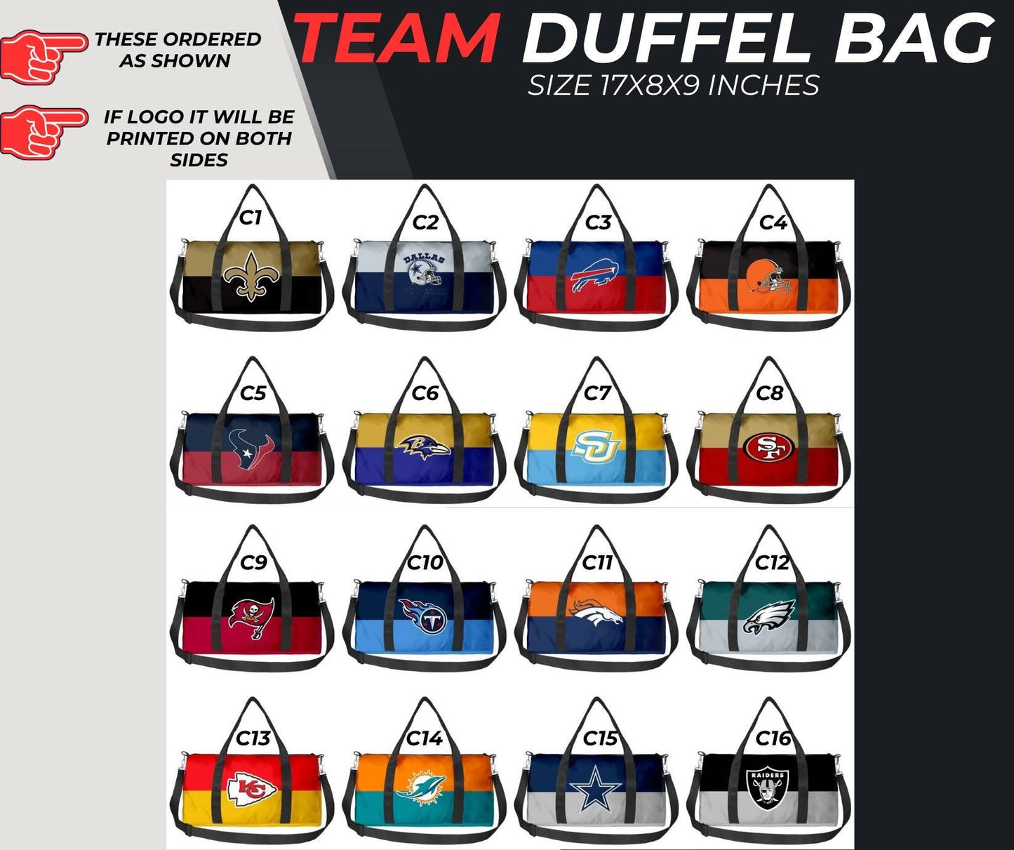 PREORDER: CUSTOM DUFFEL