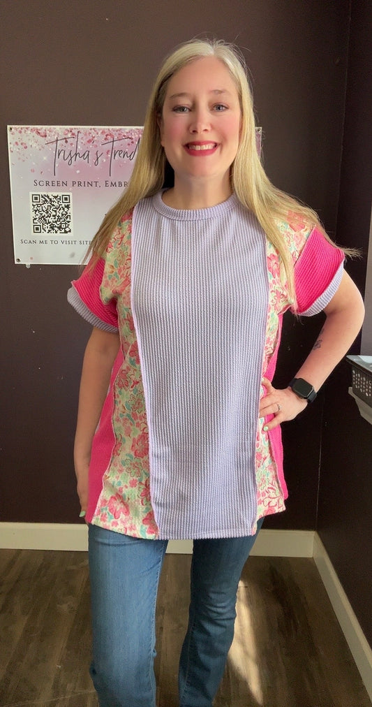 Preppy flowers 💐 top