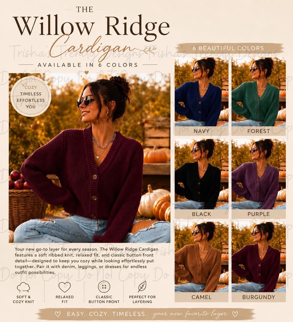 PREORDER: The Willow Ridge Cardigan
