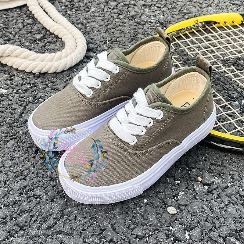 PREORDER: Kid's Cavas Lace-up Shoes