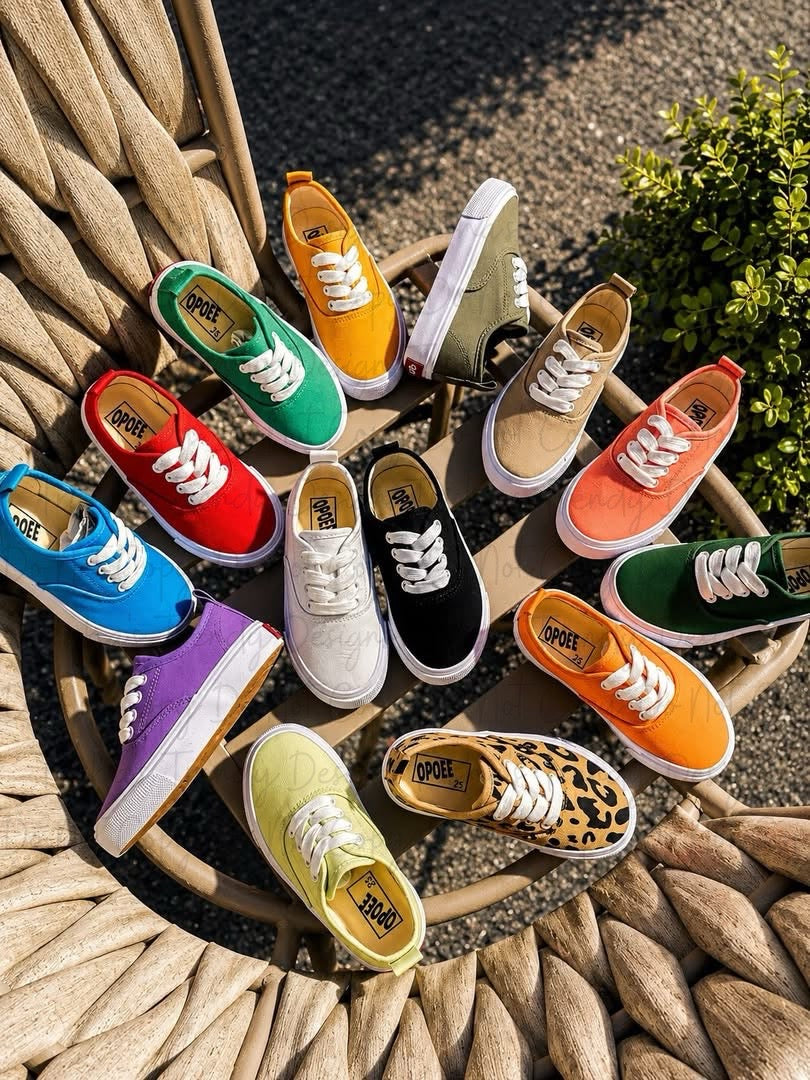 PREORDER: Kid's Cavas Lace-up Shoes