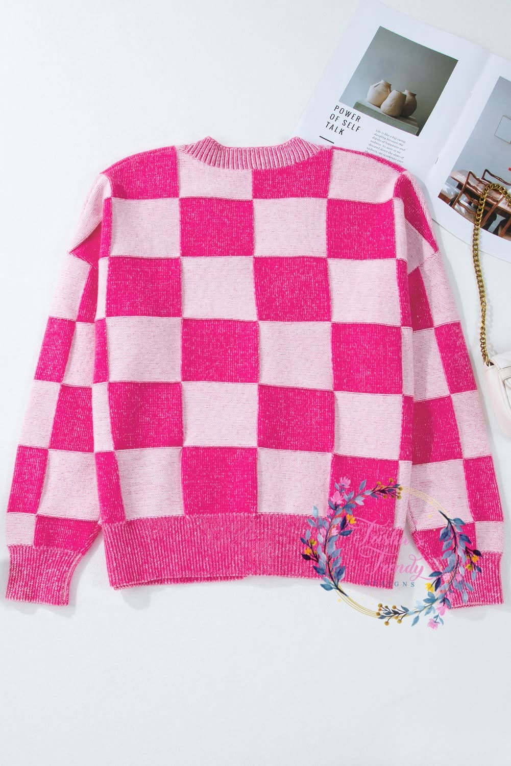 PREORDER: Checker Button Cardi