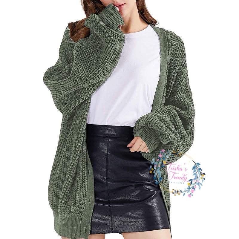 PREORDER: Slouchy Knit Cardi
