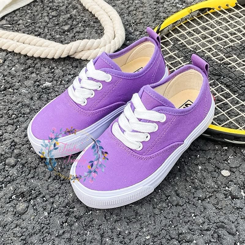 PREORDER: Kid's Cavas Lace-up Shoes