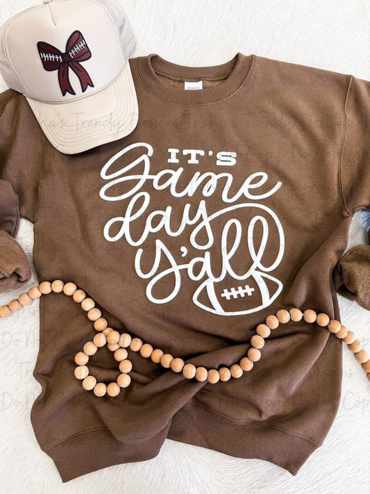 It’s game day yall puff print