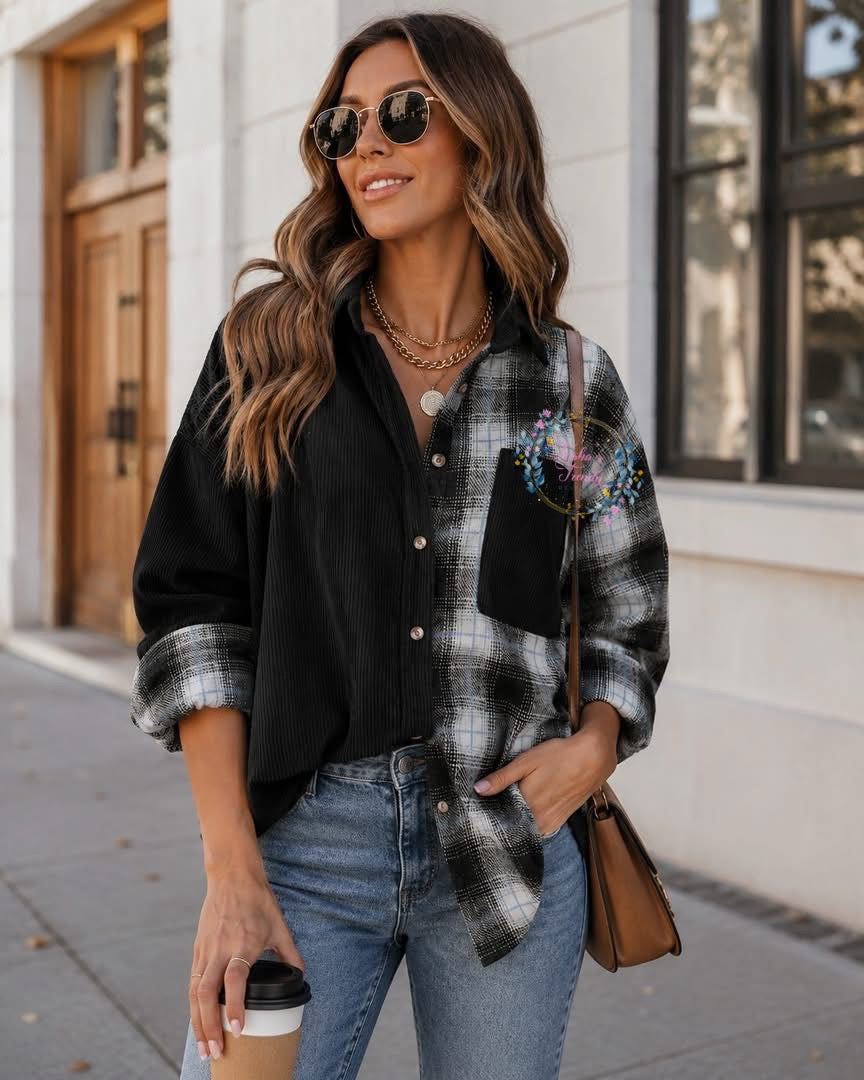PREORDER: The Amelia Patchwork Shacket