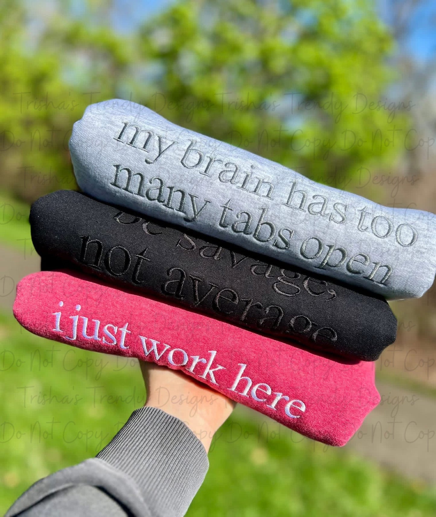 Custom saying