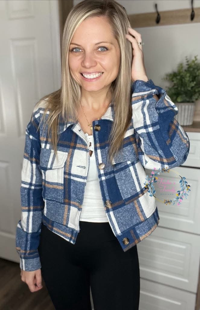PREORDER: RERUN The Frannie Mid-Crop Flannel