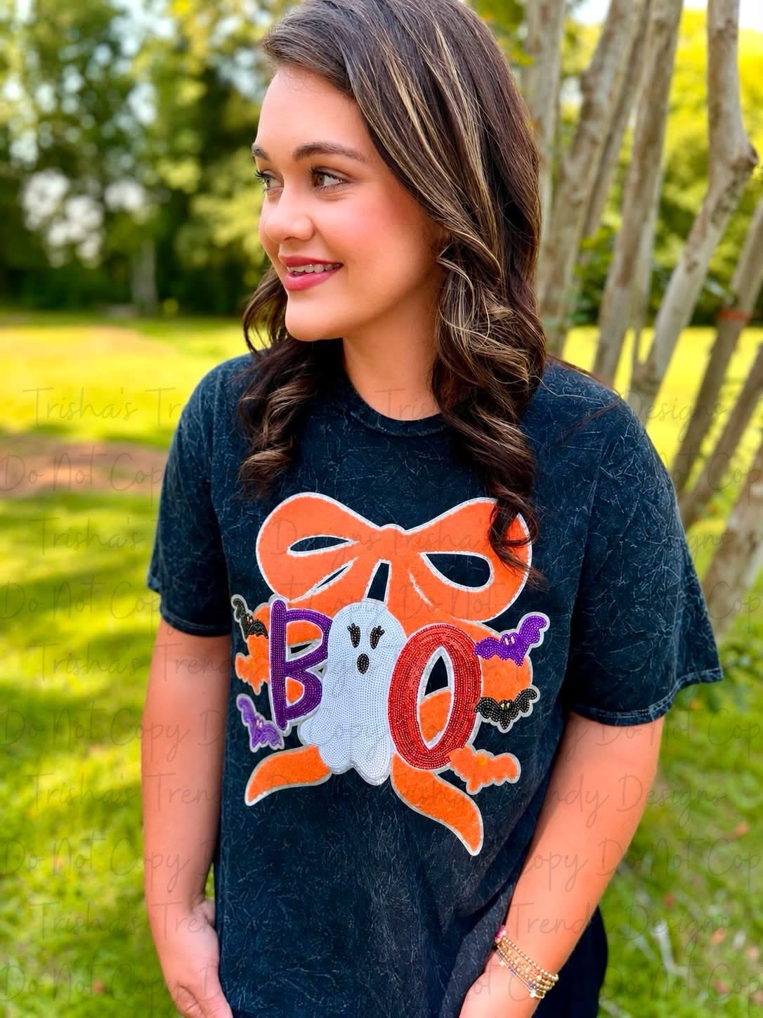 Boo patch tee