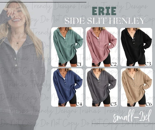 PREORDER: Re-run Eris side Split Henley