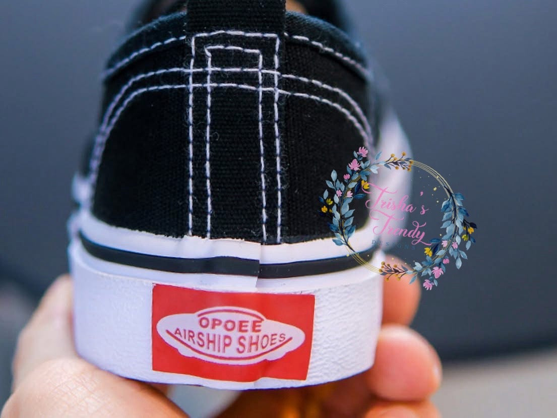 PREORDER: Kid's Cavas Lace-up Shoes