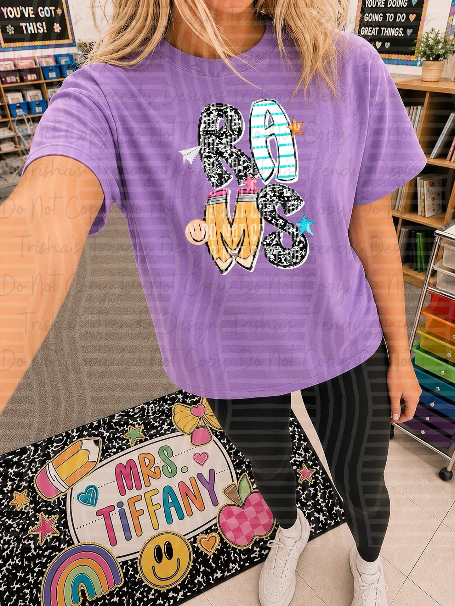 Custom school tee