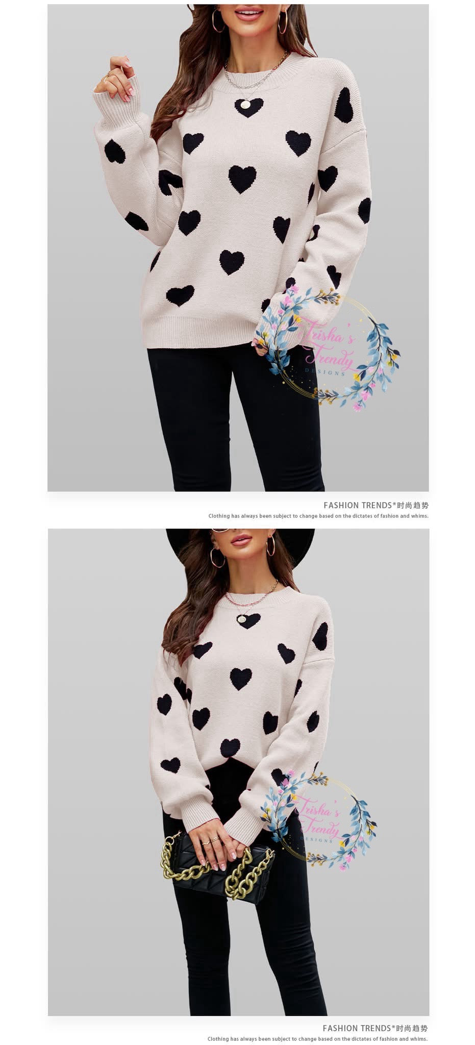 PREORDER: The Hearts All Over Sweater